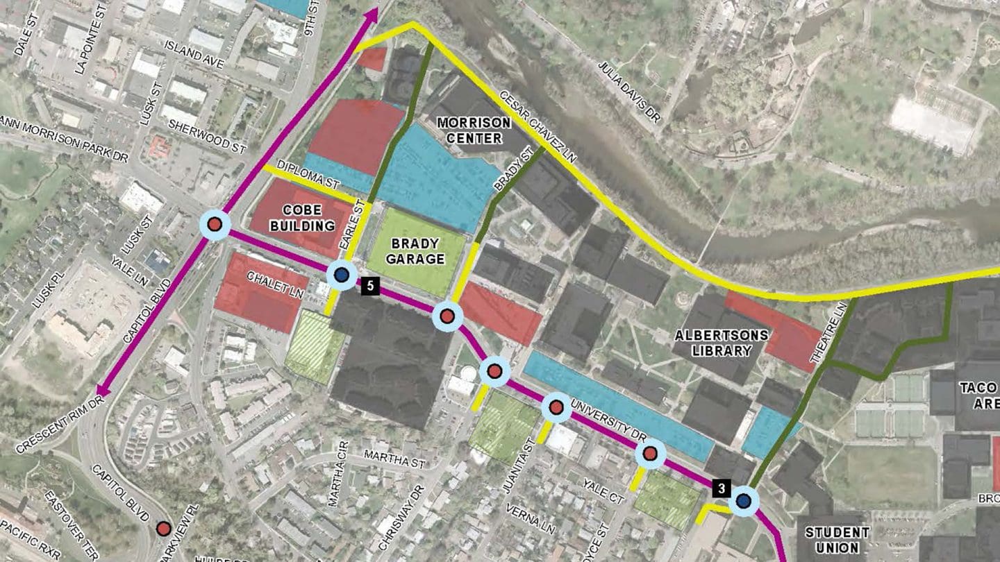 Boise State Master Plan - simulation