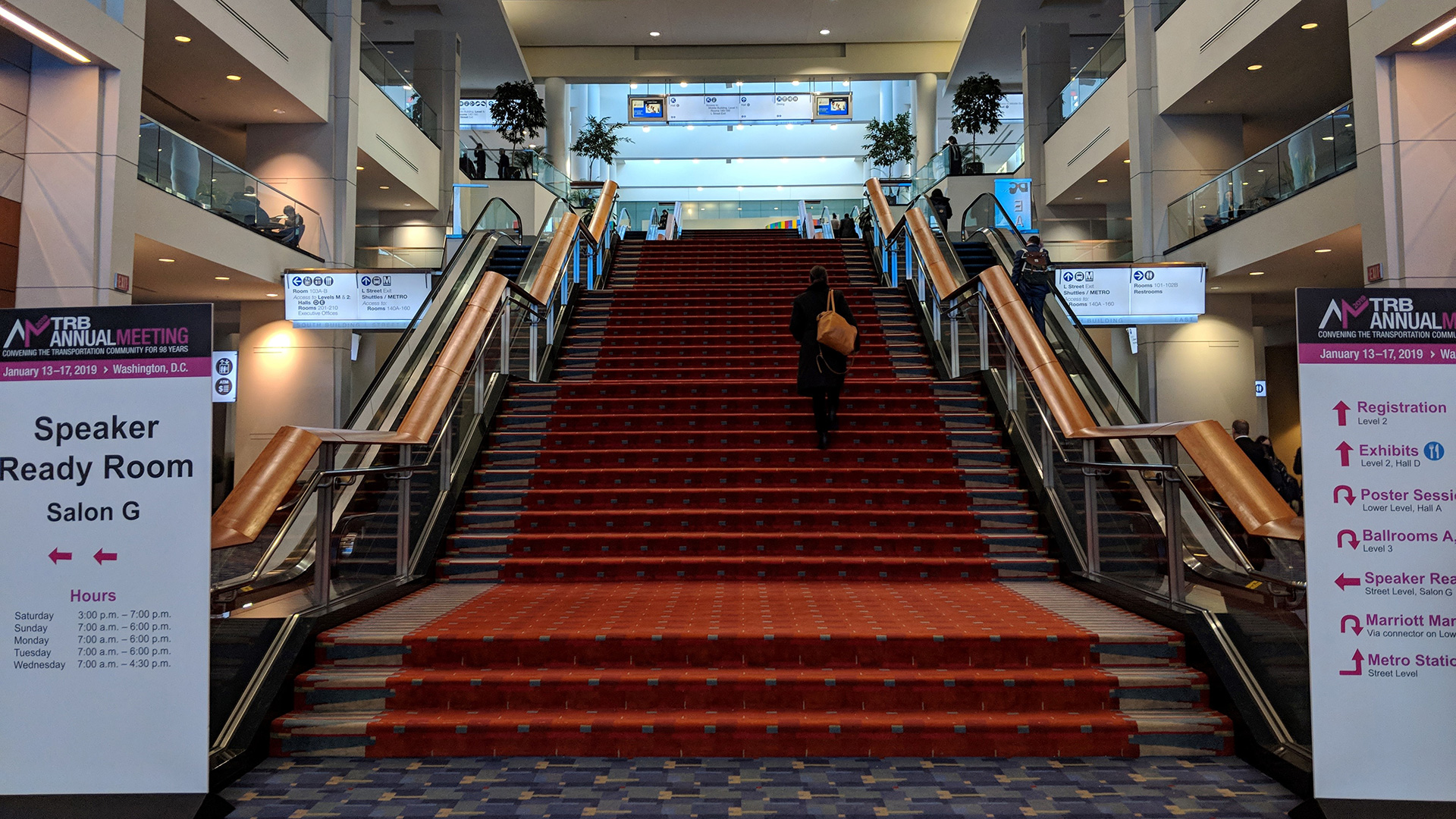 TRB Annual Meeting was held at the Walter E Washington Convention Center