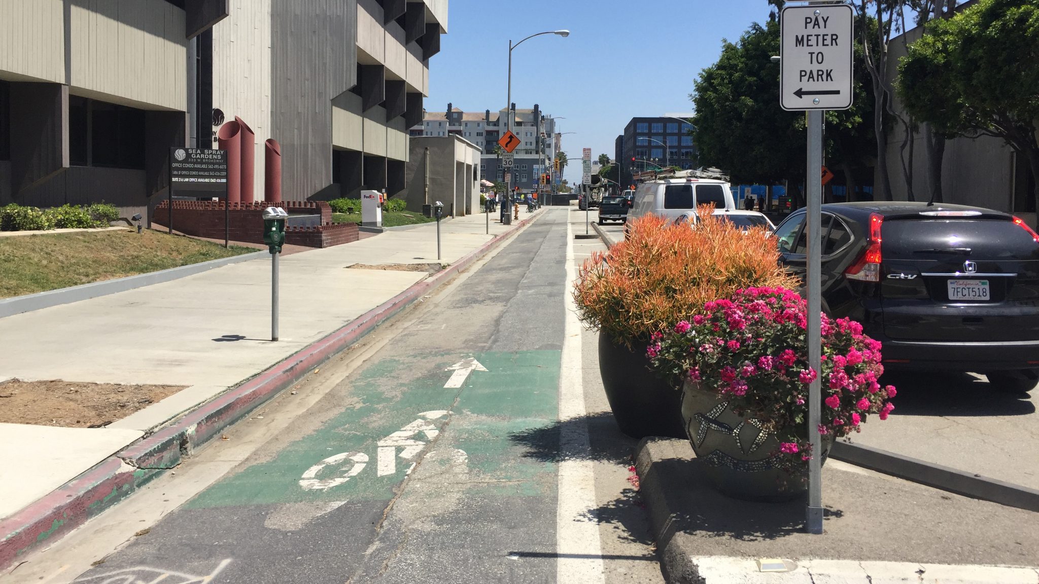 Parking-Protected Bike Lane