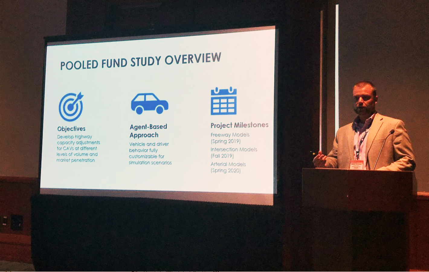Bastian Schroeder presents at 2019 Automated Vehicles Symposium in Orlando