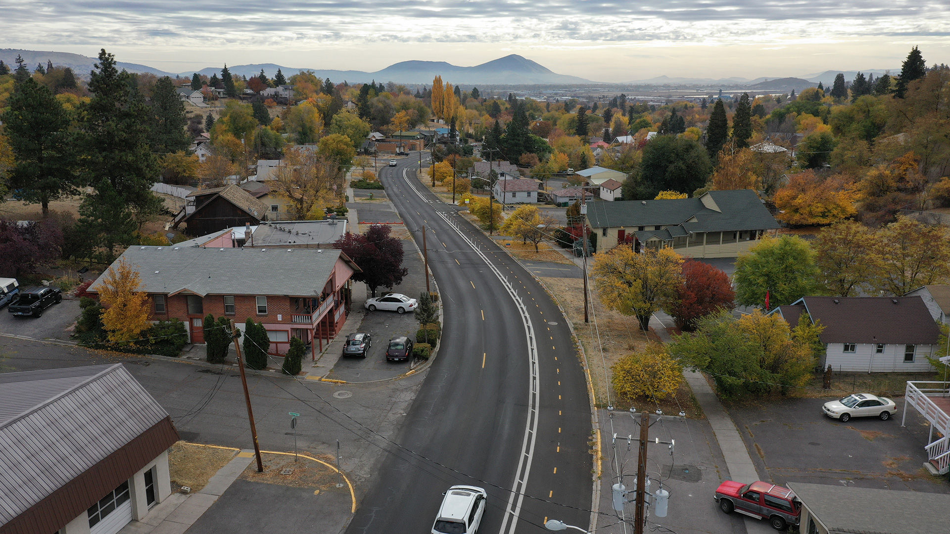 Arial View of Bike Lane