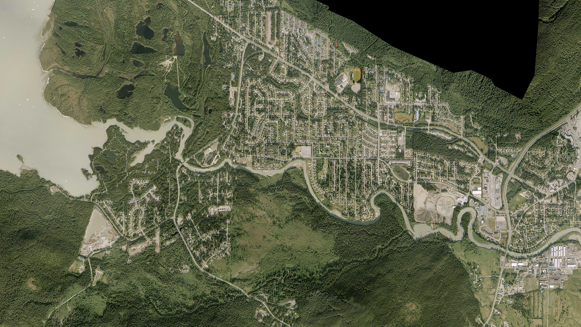 Map of Mendenhall Valley