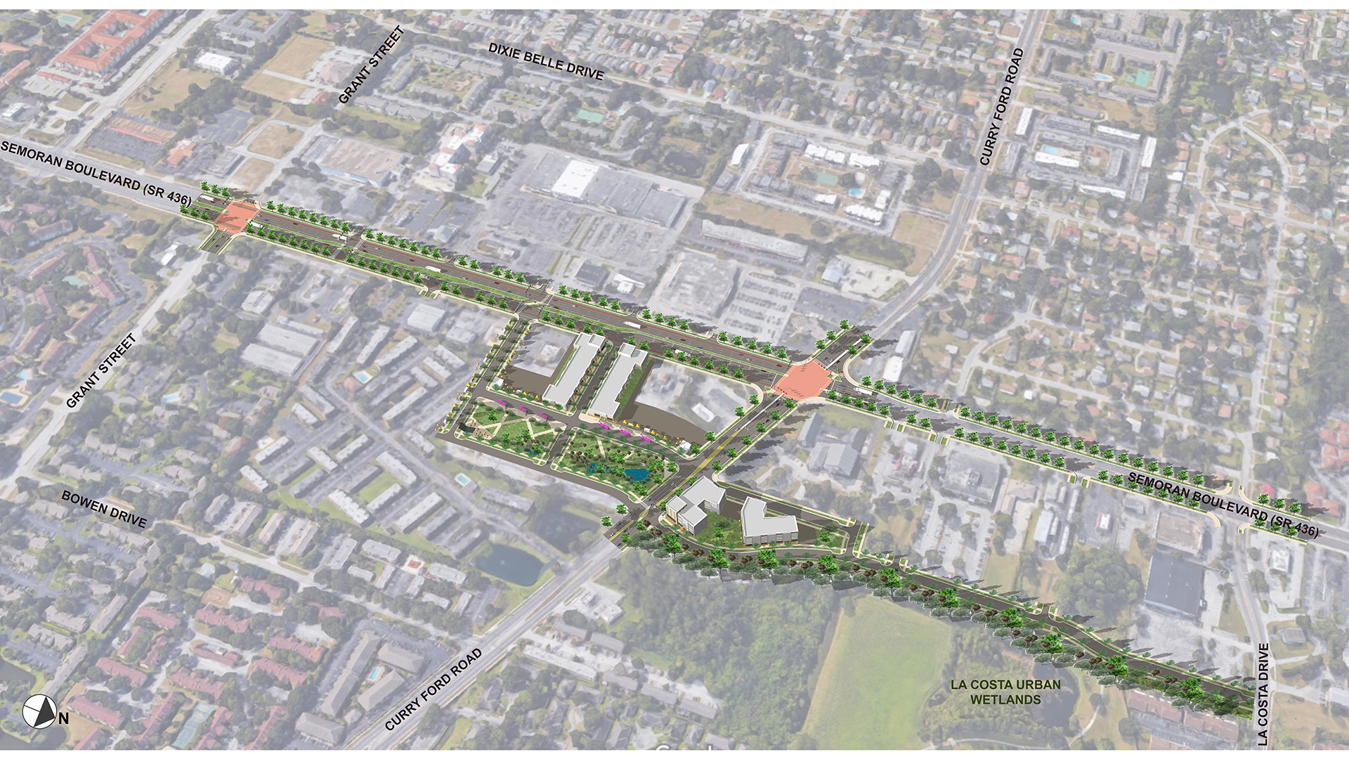 Short-Term Land Use Plan: The first few years after the project.