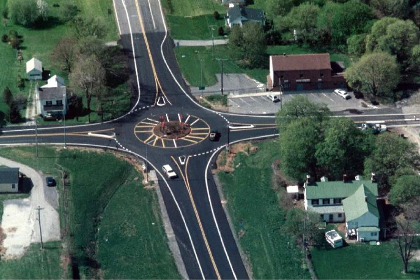 First Modern Roundabout in Maryland