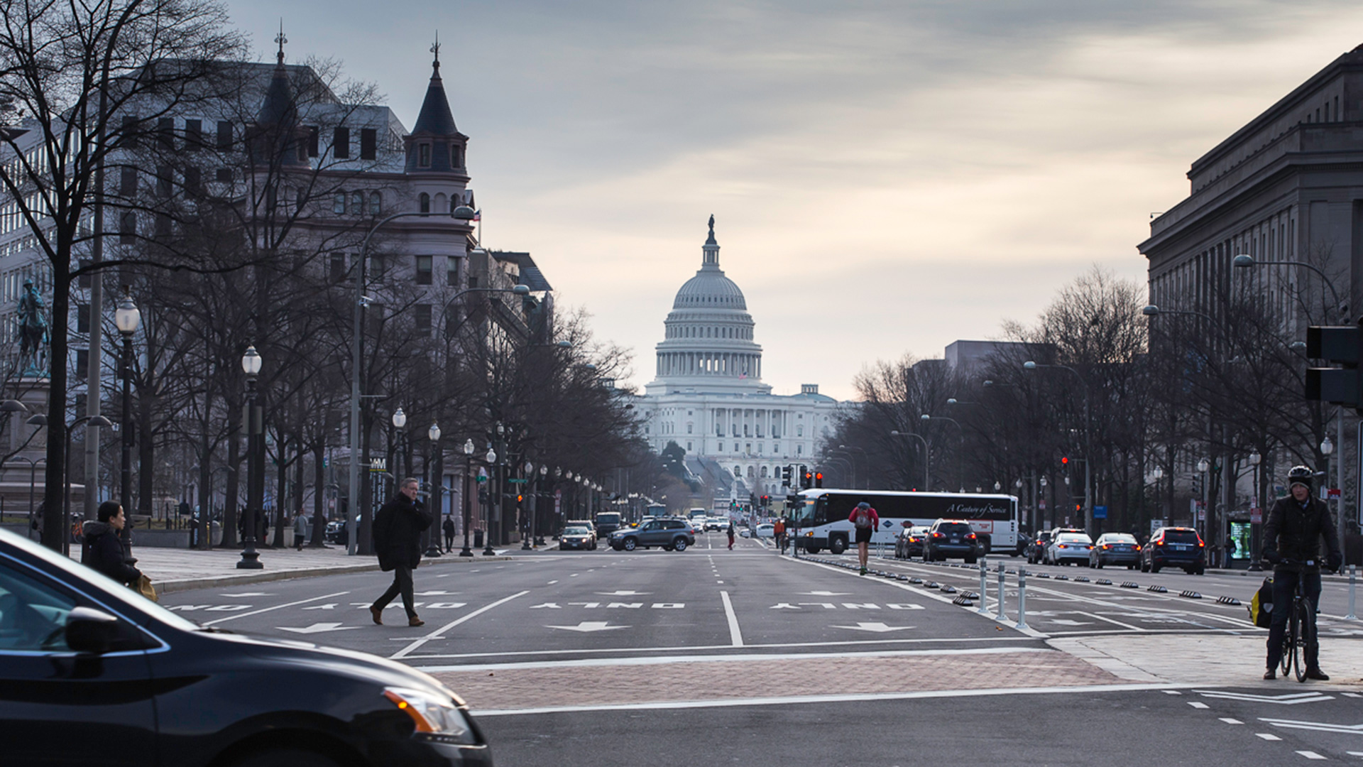 Pennsylvania Avenue with Whitehouse at the end