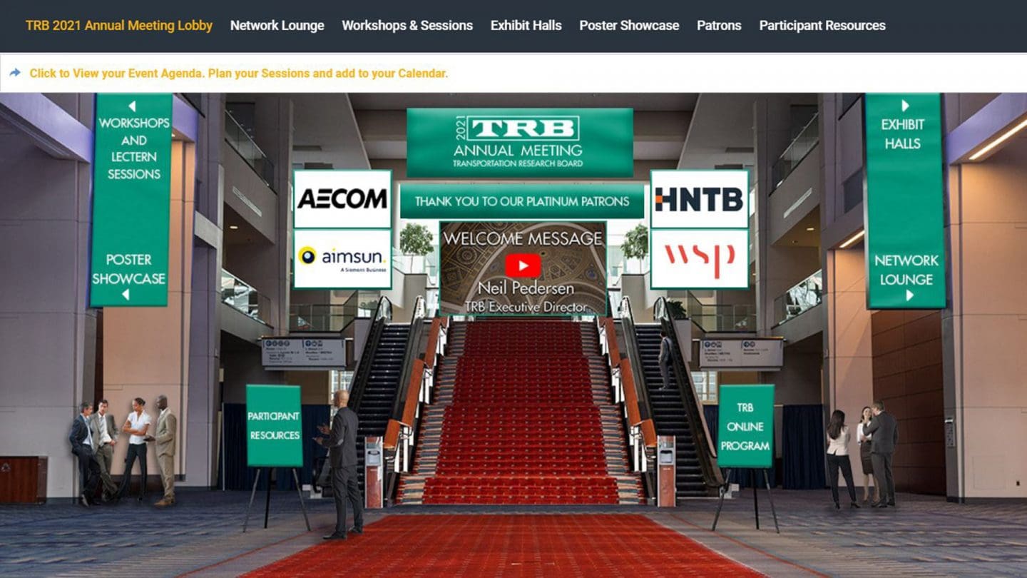 TRB 2021 Virtual Event Platform