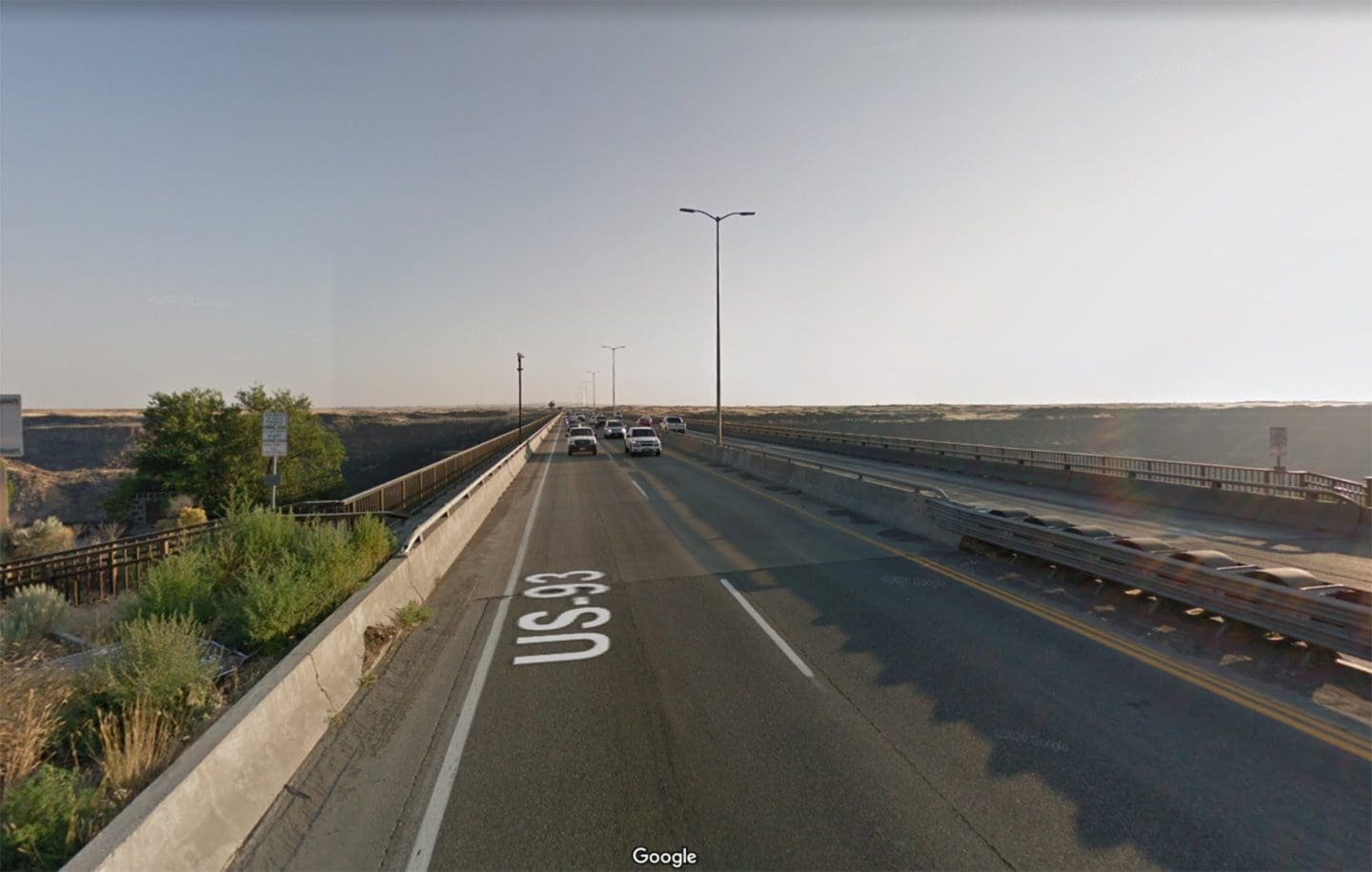 US 93 at Perrine Bridge