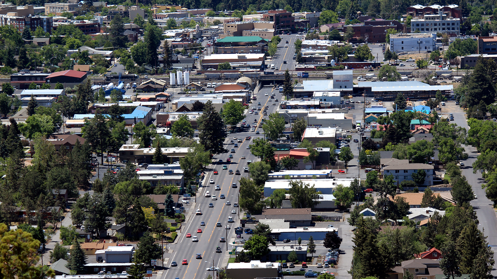 View of Bend, Oregon from Pilot Butte