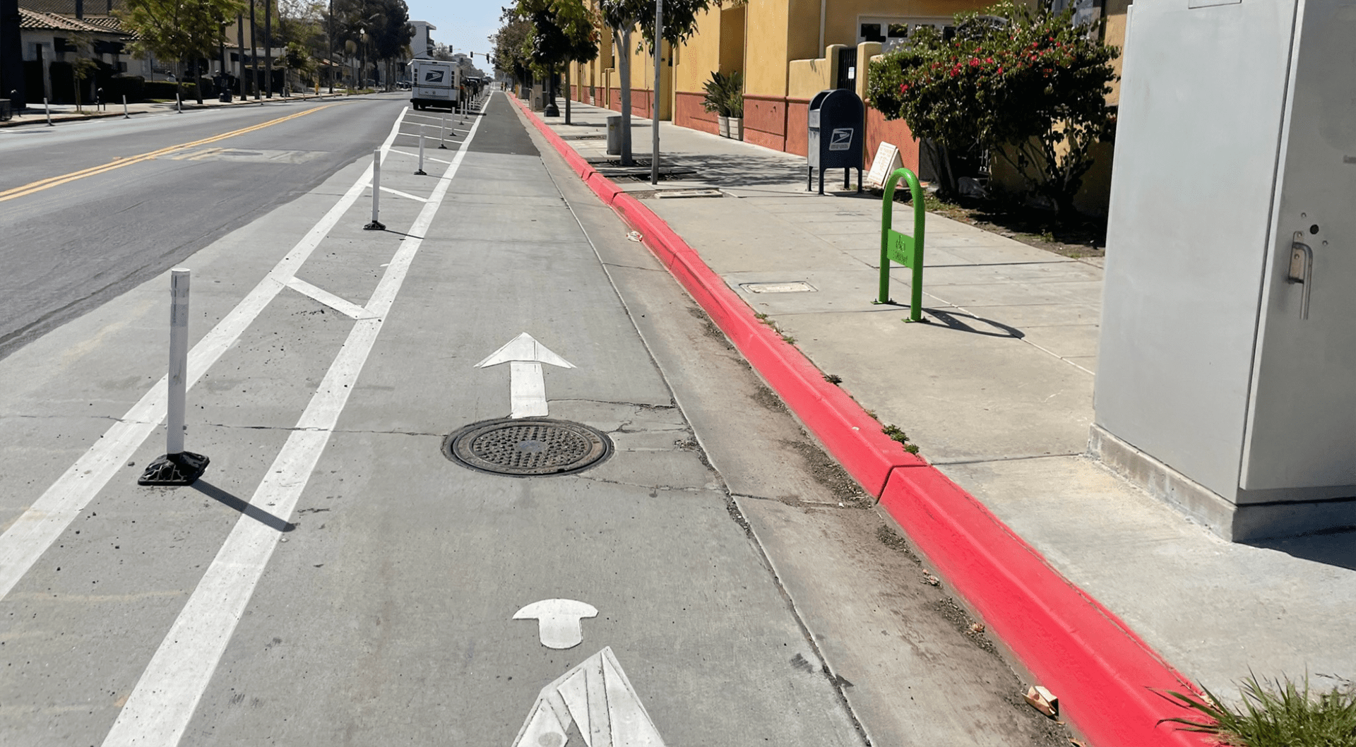 quick build bike lane