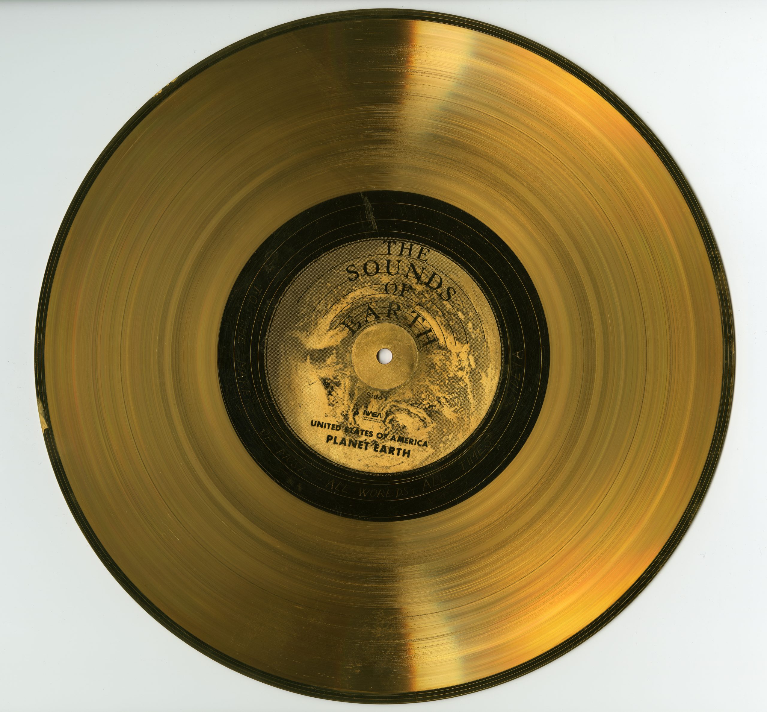 The South of Earth golden record. 