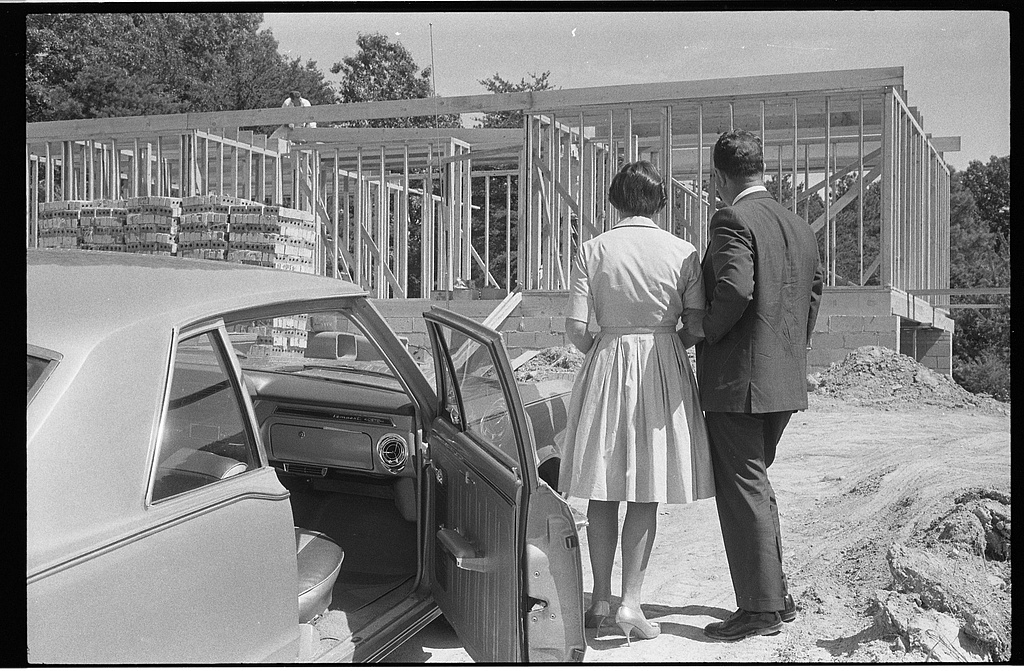 During the postwar period, owning a car and home in the suburbs became the symbol of consumer success.