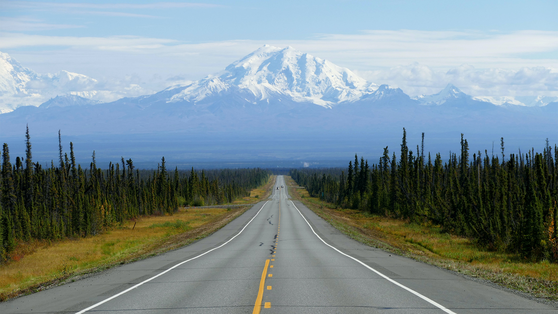 road in Mount Drum, Alaska