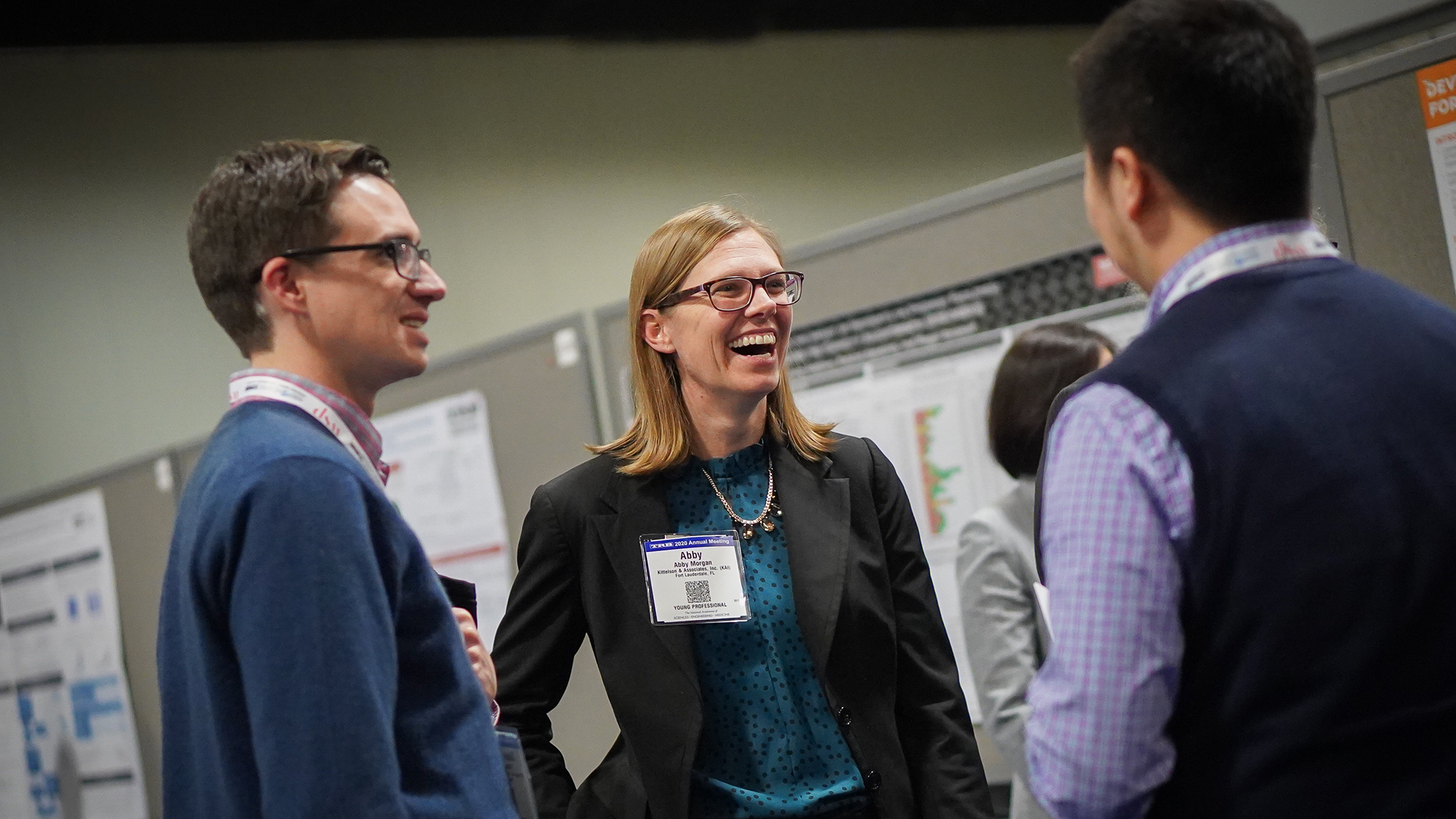 Kittelson's Abby Morgan presents a research poster at a TRB Annual Meeting