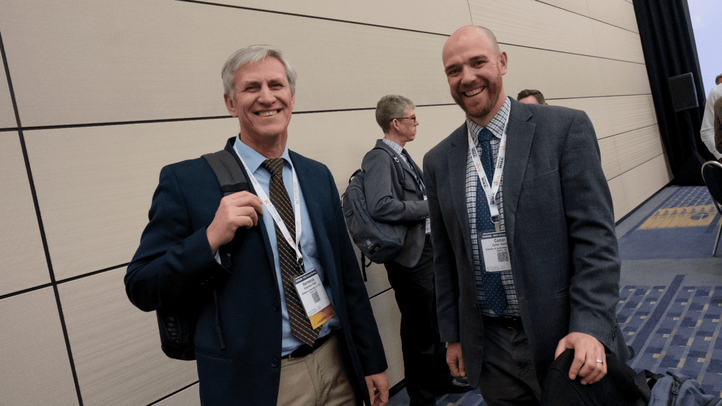 Kittelson's Hermanus Steyn and Conor Semler at the 2023 TRB Annual Meeting