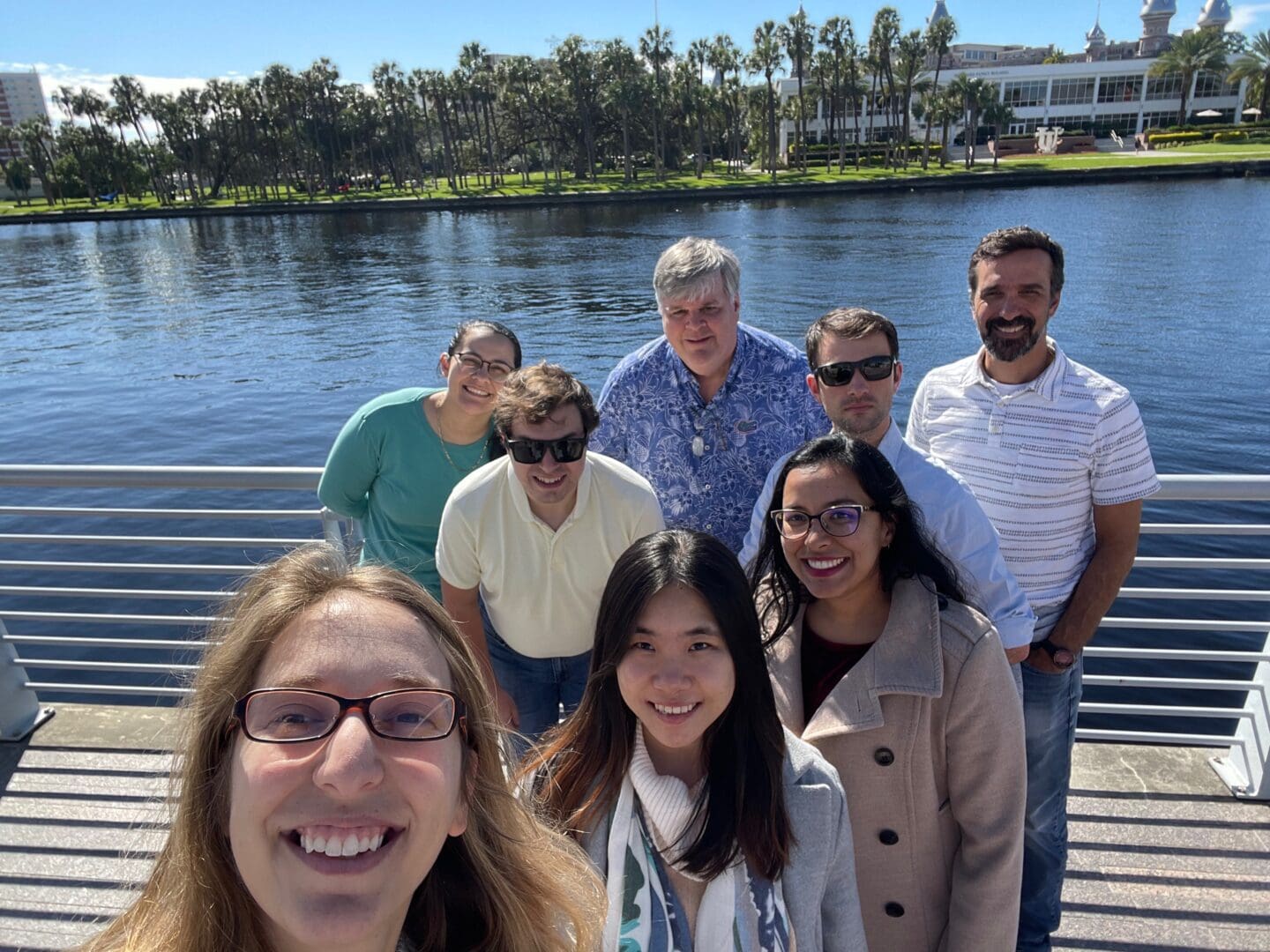 Group of Kittelson staff on a walk