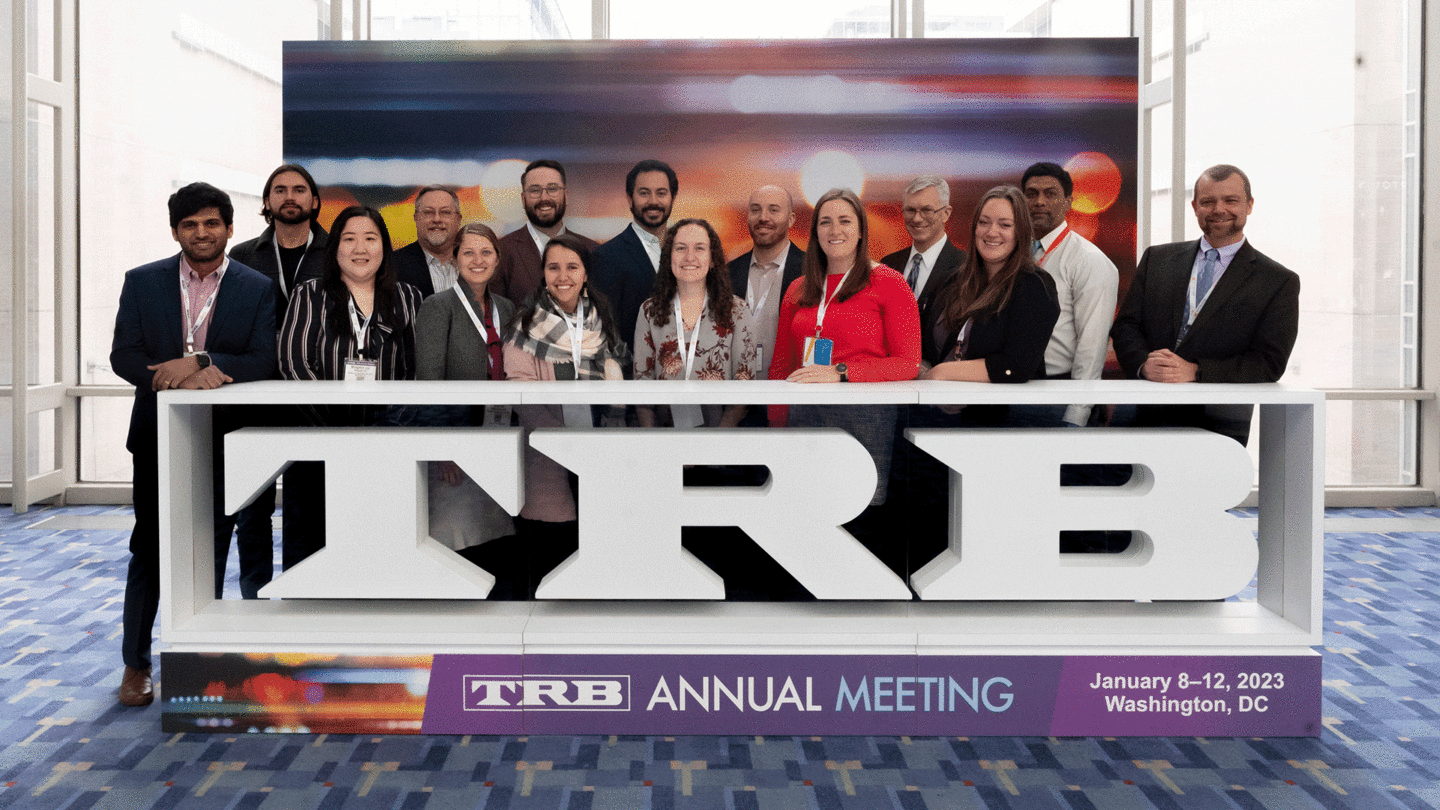 Group of Kittelson & Associates staff at TRB 2023 Annual Meeting